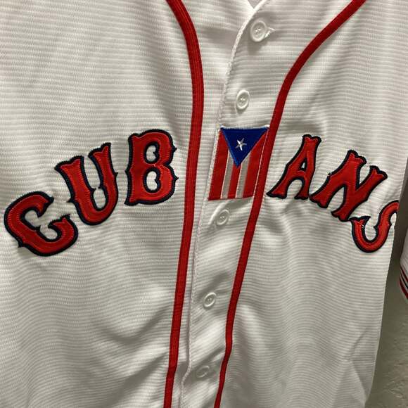 New York Cubans Baseball Jersey Small 1935-1948 White #3 - Picture 3 of 8